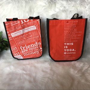 SOLD! -🔥Lululemon Bundle Reusable Shopping Bags